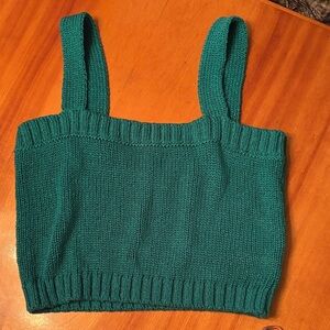 Teal Knit Women's Top